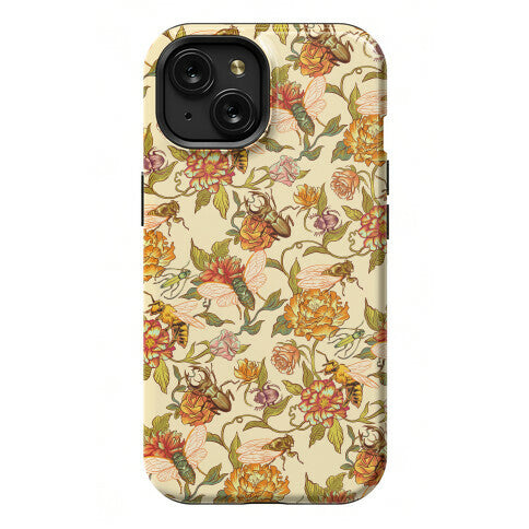 Florals & Hidden Insects Phone Case